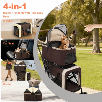 Rubeku Pet Stroller Black